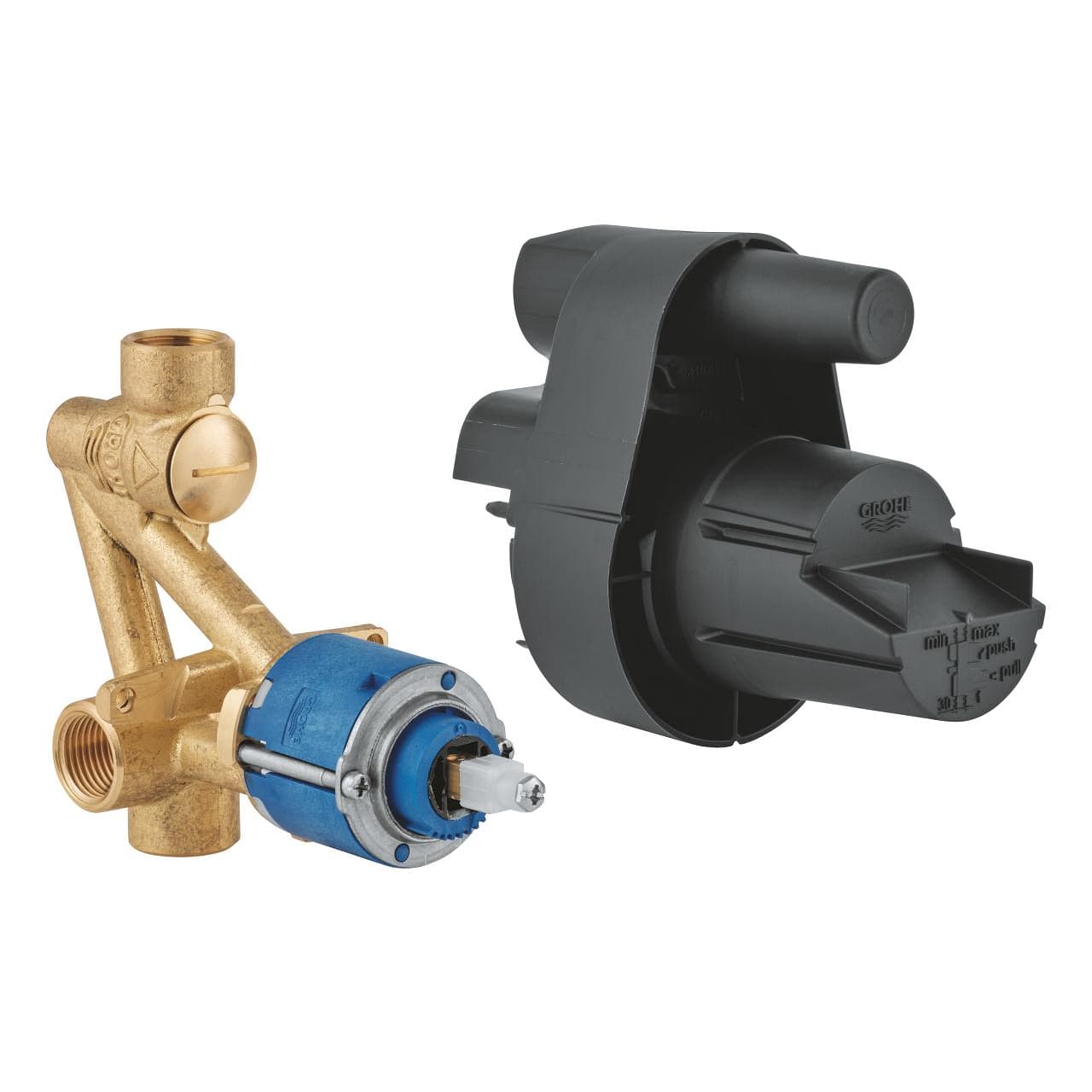 Single-Lever Mixer 1/2″, Concealed Body diverter