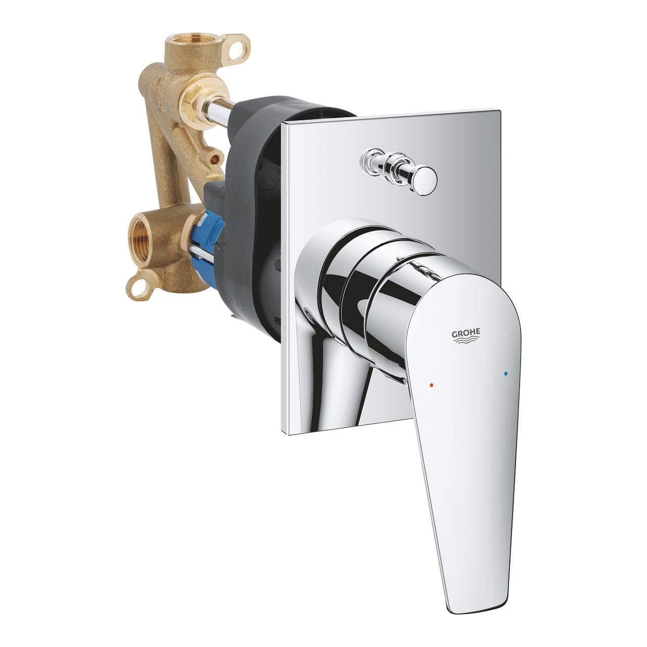 BAUEDGE SINGLE-LEVER BATH MIXER 1/2″