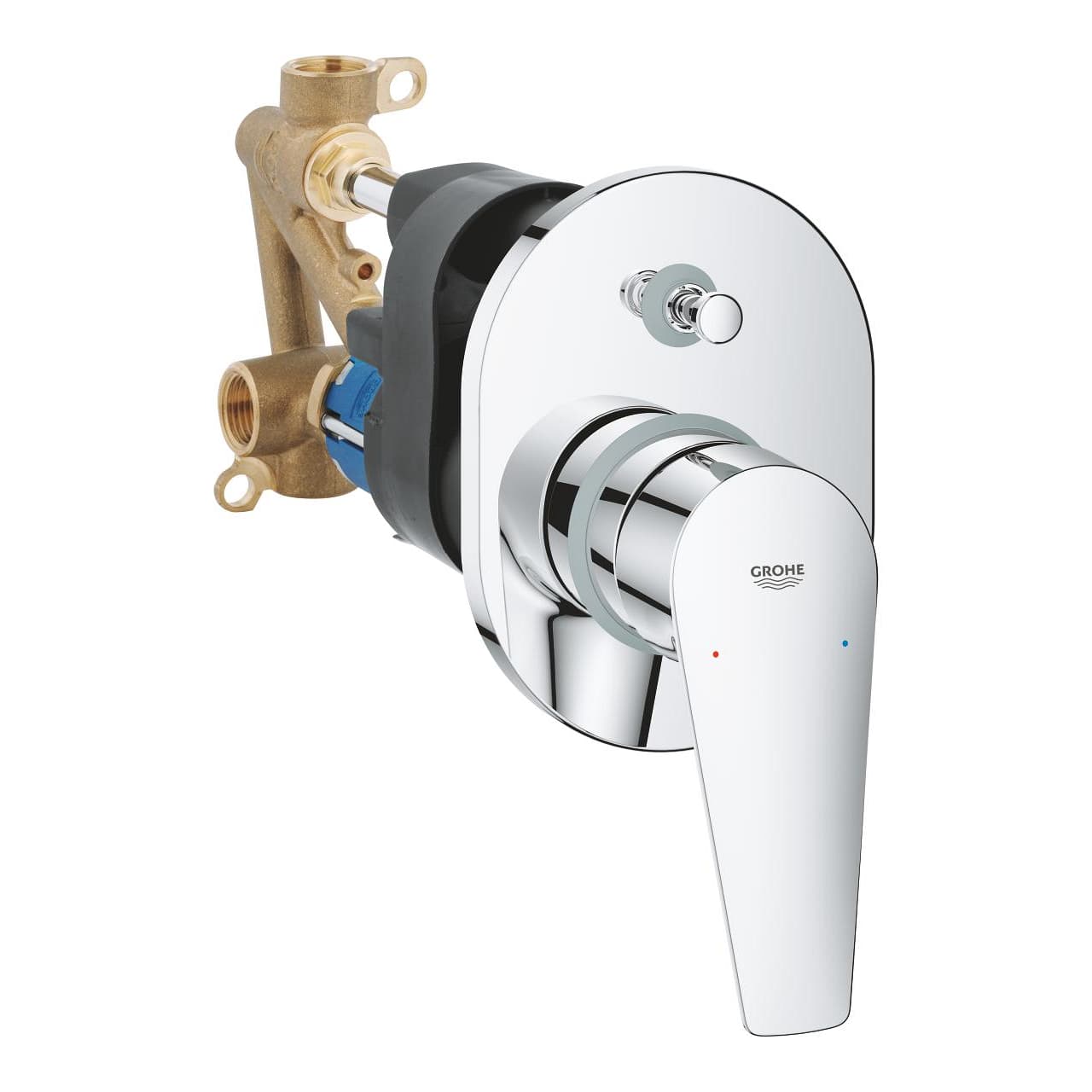 BAUEDGE SINGLE-LEVER BATH MIXER 1/2″