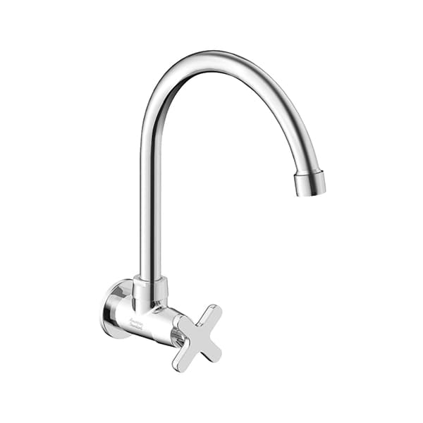 Winston Wall Mount Kitchen Tap with Cross Handle