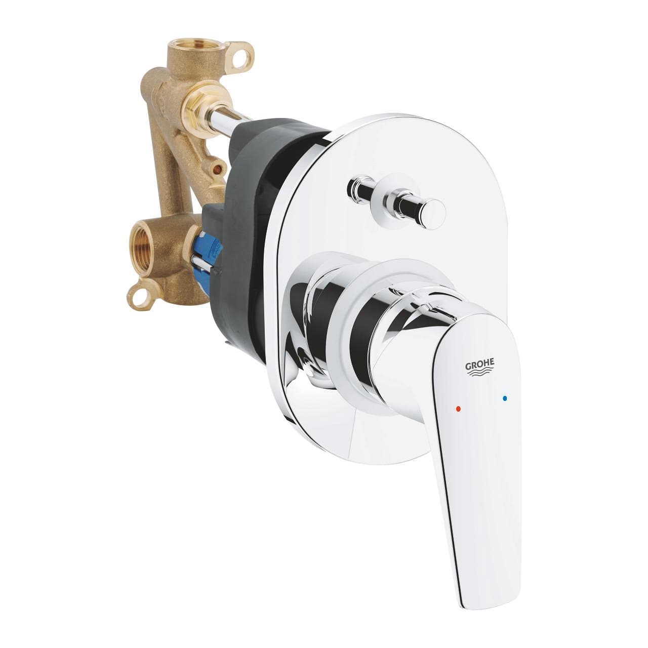 GROHE BauFlow Single-lever bath mixer (Concealed Part & Trim Set Combo)