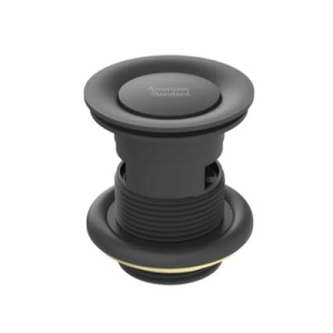 American Standard Push Lock Waste & Overflow for Lavatory Type A - Matte Black