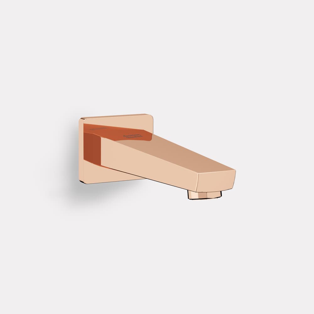 American Standard Simplicity Square Wall Mounted Bath Spout - Warm Sunset