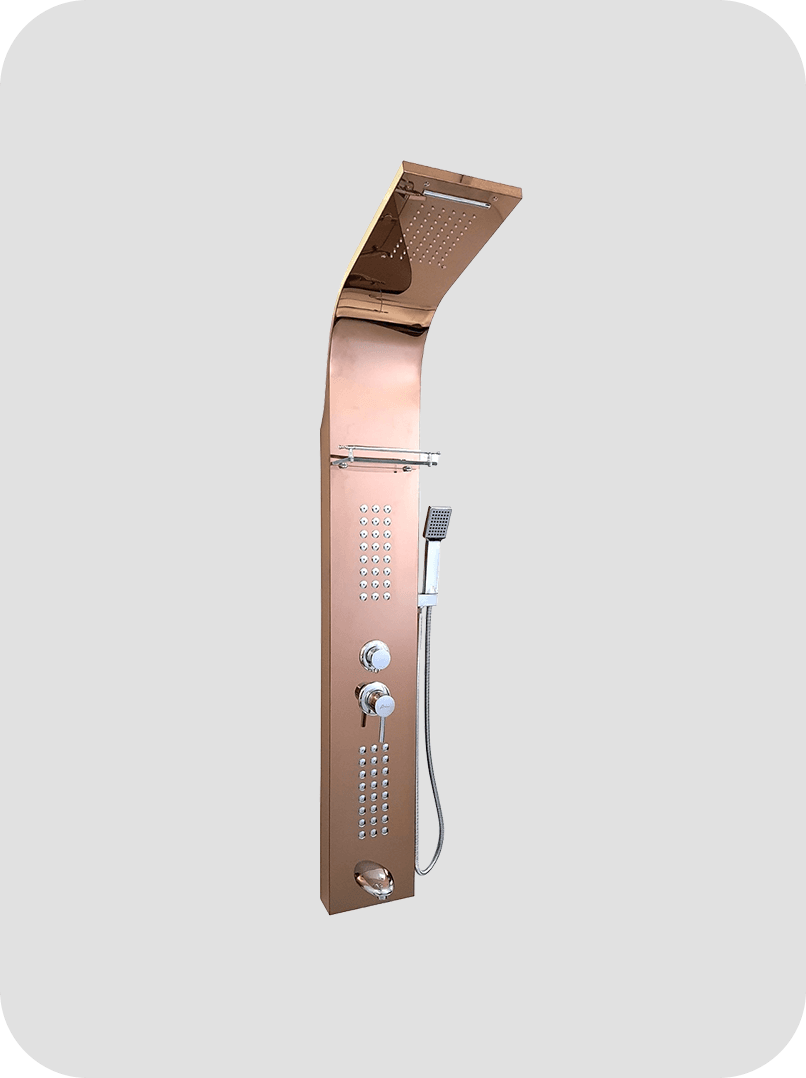 Brizzio High Grade Shower Panel - Rose Gold (PS-5501RG)
