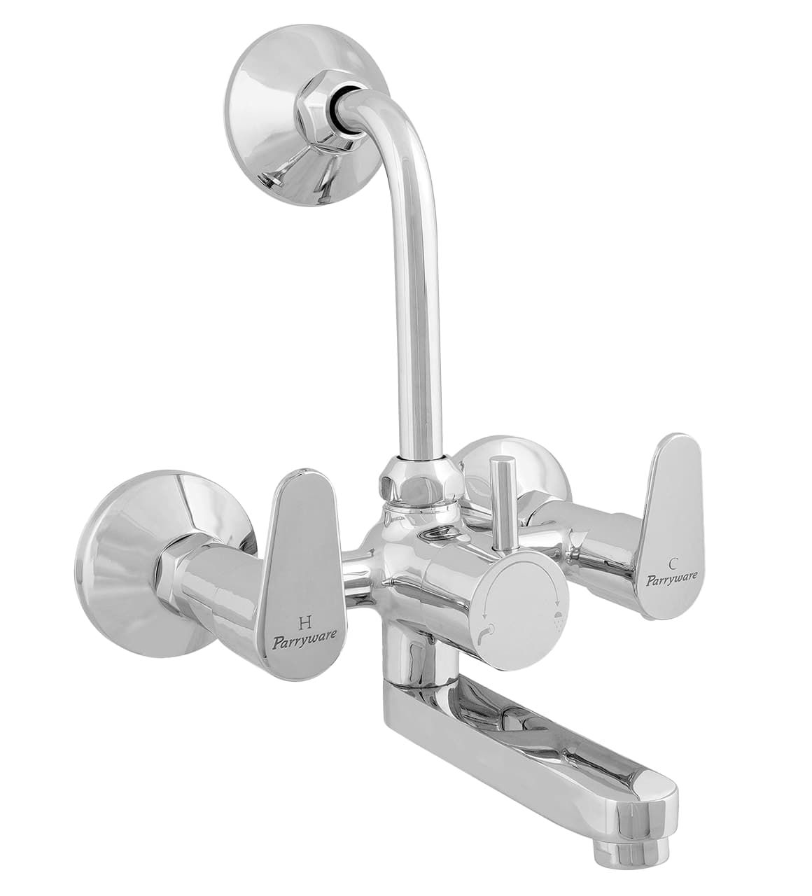 Uno 2-in-1 Wall Mixer with Wall Flange