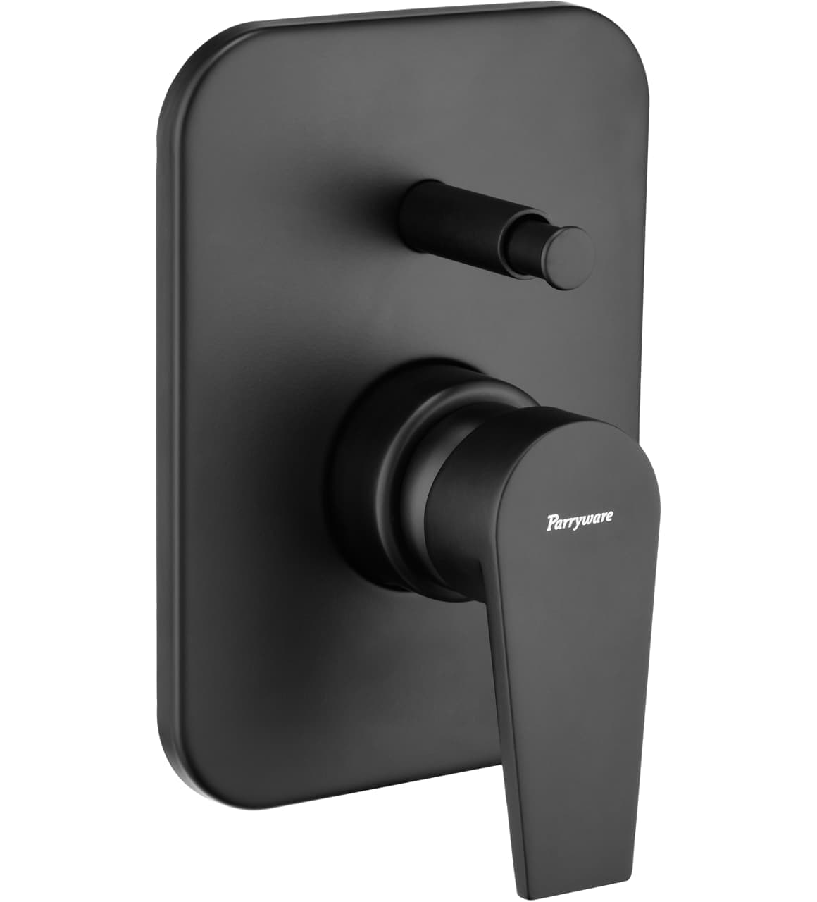 Parryware Praseo Ultra High Flow 2-Way Diverter Upper Trim - Matte Black (G58867C)