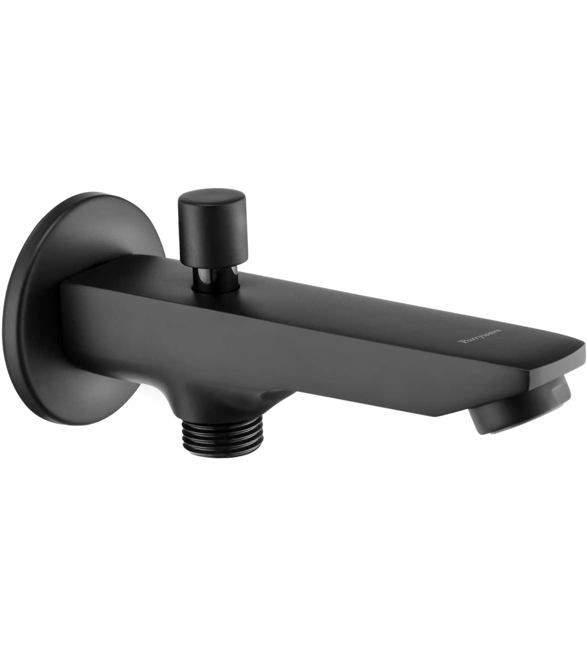 Parryware Praseo Wall Mounted Spout with Diverter - Matte Black (G58287C)